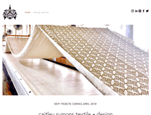 Tablet Screenshot of caitleysymonsdesign.com